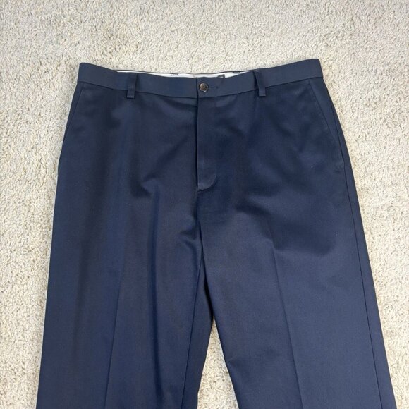 DOCKERS Men's Chino Pants 36X30 Navy Blue Chinos D2 Cotton Straight Leg - Picture 2 of 8